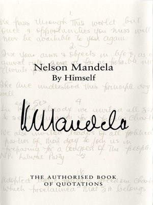 cover image of Nelson Mandela by Himself